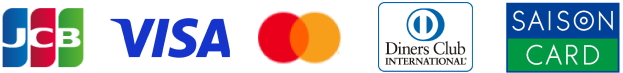 JCB, VISA, Master, Diners Club,SAISON CARD